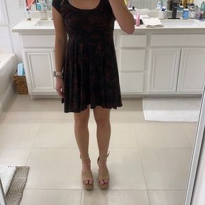 Charlotte Russe black floral dress